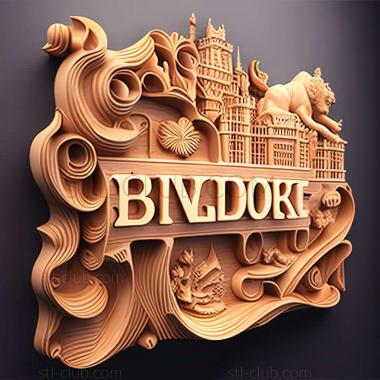 3D model Belgium  Kingdom of Belgium (STL)